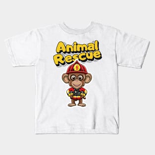 Animal Rescue Monkey Kids T-Shirt